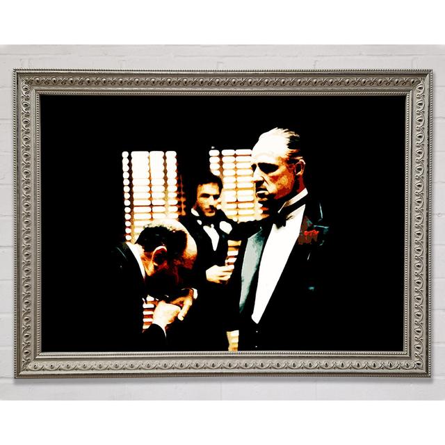 The Godfather Kiss Of Respect Framed Print Bright Star Size: 100cm H x 141.4cm W on Productcaster.