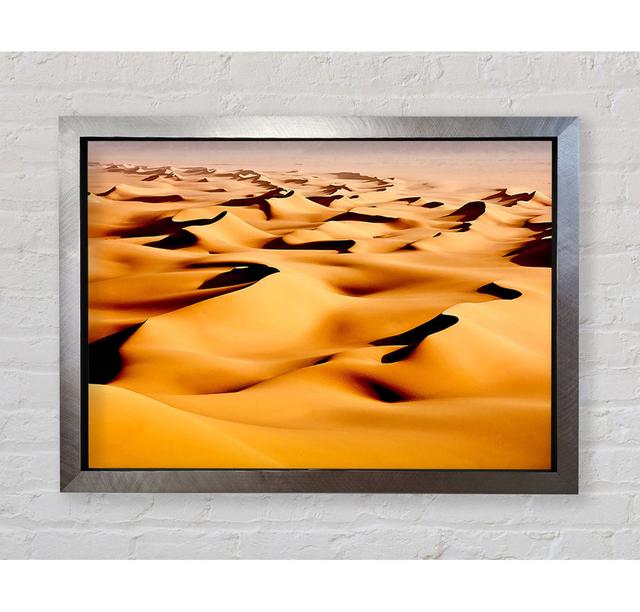 Desert Sand Dunes - Single Picture Frame Art Prints Bright Star Size: 84.1cm H x 118.9cm W x 3.4cm D on Productcaster.