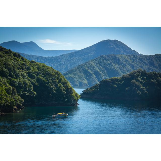 Marlborough Sounds - Wrapped Canvas Photograph Alpen Home Size: 20cm H x 30cm W x 3.8cm D on Productcaster.