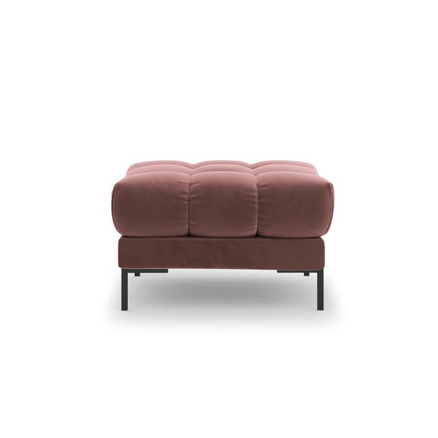 Hocker Lorenz Etta Avenue Polsterfarbe: Rosa, Beinfarbe: Chile on Productcaster.