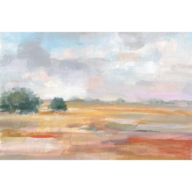 Big Sky In October - Wrapped Canvas Painting Rosalind Wheeler Size: 30cm H x 46cm W on Productcaster.