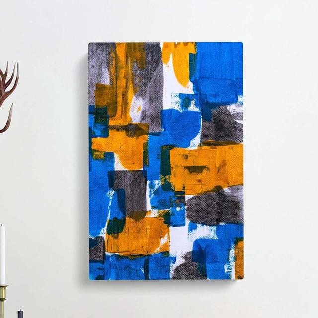 Abstract Art Painting Vol.379 by S.Johnson - Wrapped Canvas Painting Print East Urban Home Size: 76cm H x 50cm W x 3cm D on Productcaster.