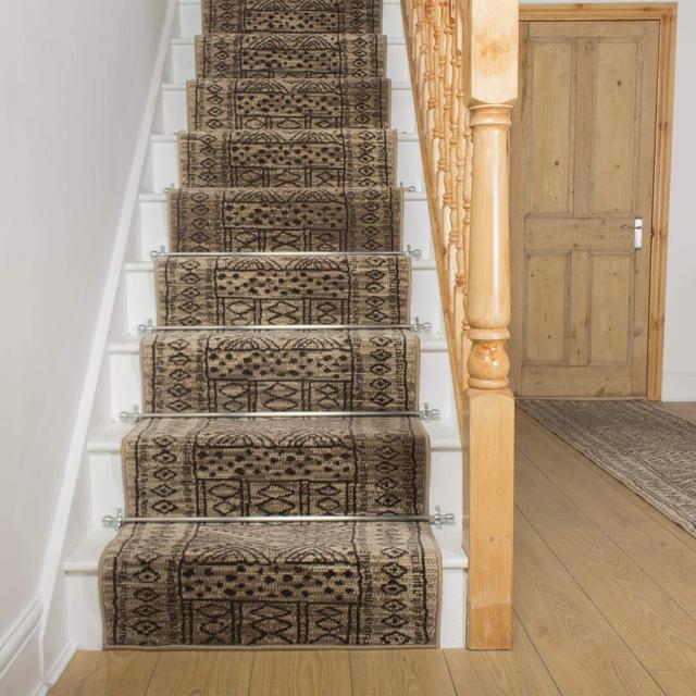 Bansil Tufted Taupe Stair Runner Bloomsbury Market Rug Size: Runner 750cm x 70cm on Productcaster.