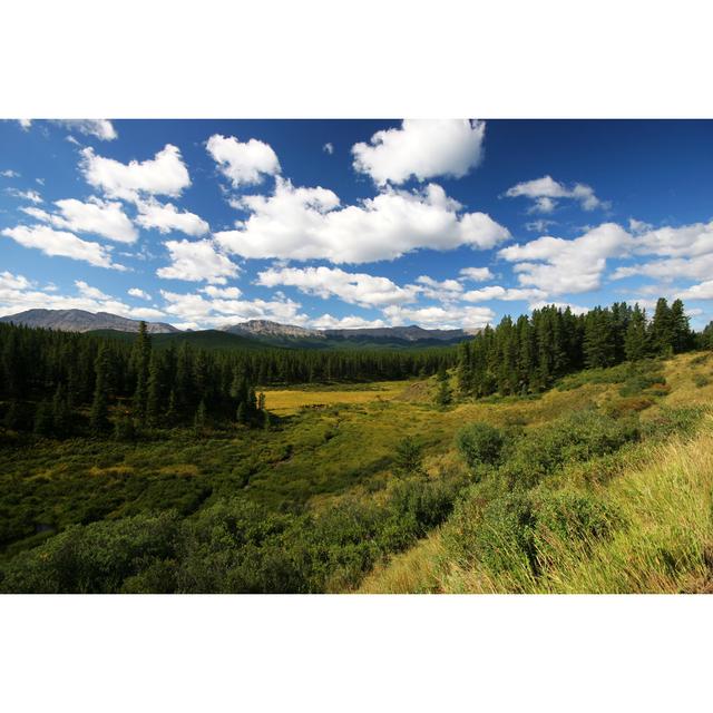 Mountain Meadow by Wolv - Wrapped Canvas Art Prints Alpen Home Size: 20cm H x 30cm W x 3.8cm D on Productcaster.