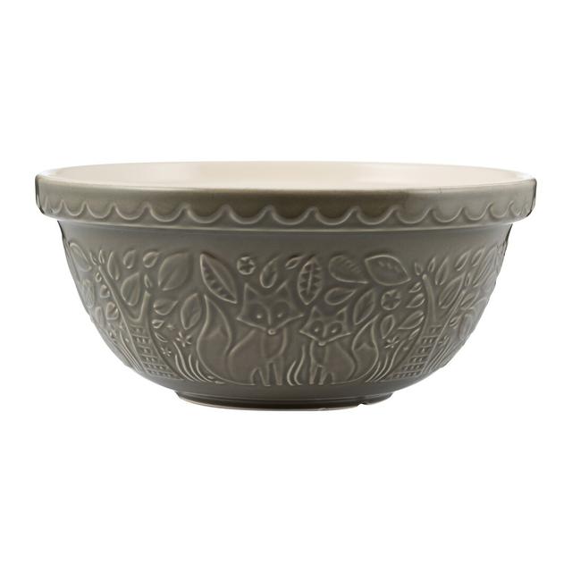 In The Forest 29cm Fox Mixing Bowl Mason Cash Colour: Grey on Productcaster.