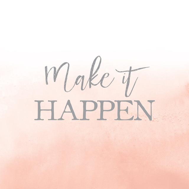 Make It Happen Blush Happy Larry Size: 76cm H x 76cm W x 3.8cm D on Productcaster.