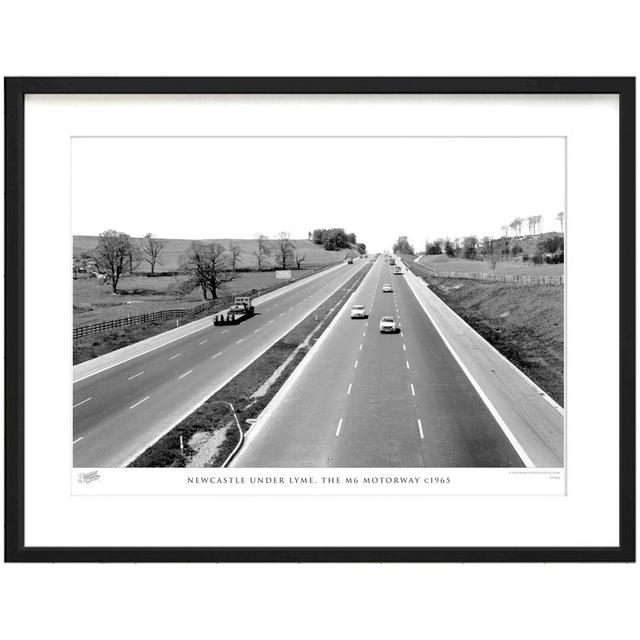 Newcastle Under Lyme, The M6 Motorway C1965 - Single Picture Frame Print The Francis Frith Collection Size: 45cm H x 60cm W x 2.3cm D on Productcaster.