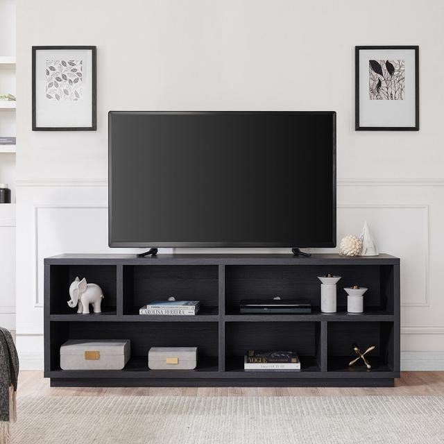 Enchantra TV Stand for TVs up to 75" 17 Stories Colour: Charcoal Grey on Productcaster.