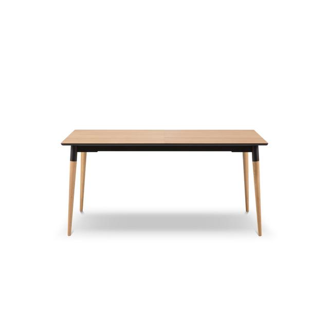 Collazo Extendable Self-Storing Dining Table George Oliver Colour: Natural, Size: H74 x L160 x W90cm on Productcaster.