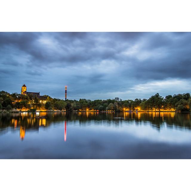 Dramatic Sky in Chemnitz by Weixx - Wrapped Canvas Photograph 17 Stories Size: 61cm H x 91cm W on Productcaster.