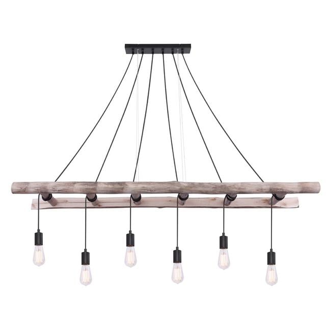 Nell 6-Light Kitchen Island Linear Pendant Williston Forge on Productcaster.