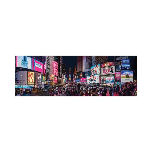 Times Square, Manhattan, New York City, New York State, USA by Panoramic Images - Print Ebern Designs Size: 50.8cm H x 152.4cm W x 1.91cm D on Productcaster.