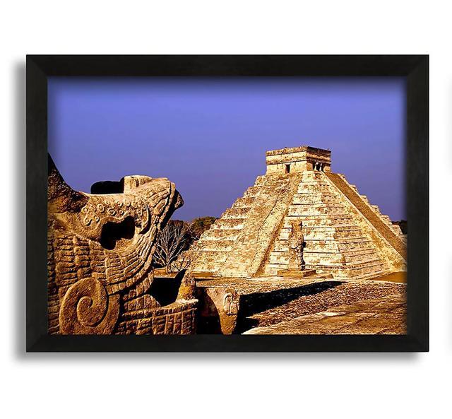 Mexico Pyramids - Picture Frame Photograph on Canvas Brayden Studio on Productcaster.