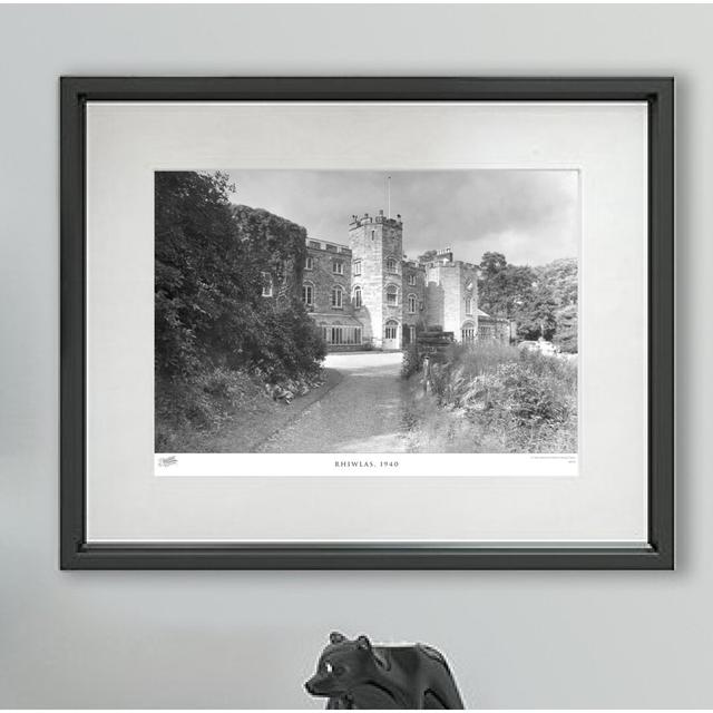 'Rhiwlas, 1940' by Francis Frith - Picture Frame Photograph Print on Paper The Francis Frith Collection Size: 45cm H x 60cm W x 2.3cm D on Productcaster.