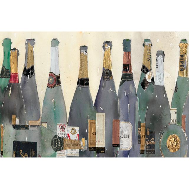 Uncorked II by Samuel Dixon - Wrapped Canvas Painting Marlow Home Co. Size: 81cm H x 122cm W x 3.8cm D on Productcaster.