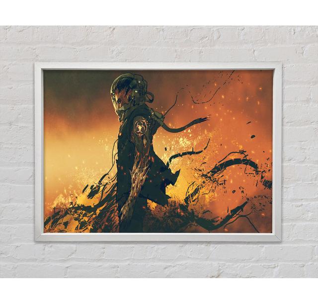 Single Picture Frame Art Prints on Canvas Bright Star Size: 84.1cm H x 118.9cm W x 3.3cm D on Productcaster.