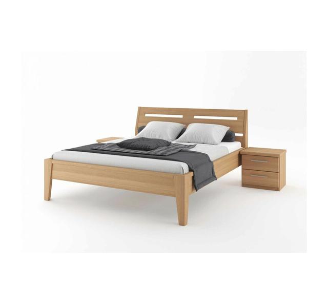 Rachel Bed Frame Jelinek Size: 180 x 220 cm, Colour: Wood on Productcaster.