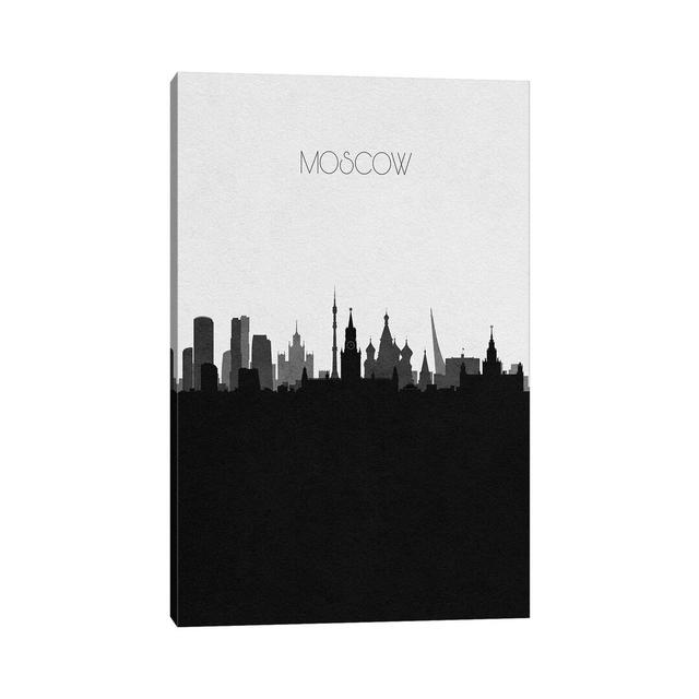 Moscow, Russia City Skyline by Ayse Deniz Akerman - Wrapped Canvas Print Ebern Designs Size: 101.6cm H x 66.04cm W x 1.91cm D on Productcaster.