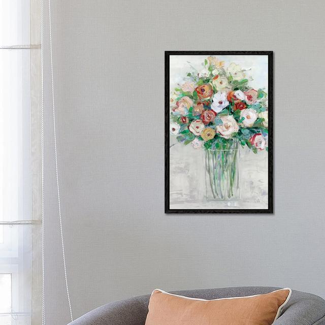 Mid-Summer Medley by Sally Swatland - Gallery-Wrapped Canvas Giclée on Canvas Rosalind Wheeler Format: Black Framed, Size: 66.04cm H x 45.72cm W x 3.8 on Productcaster.