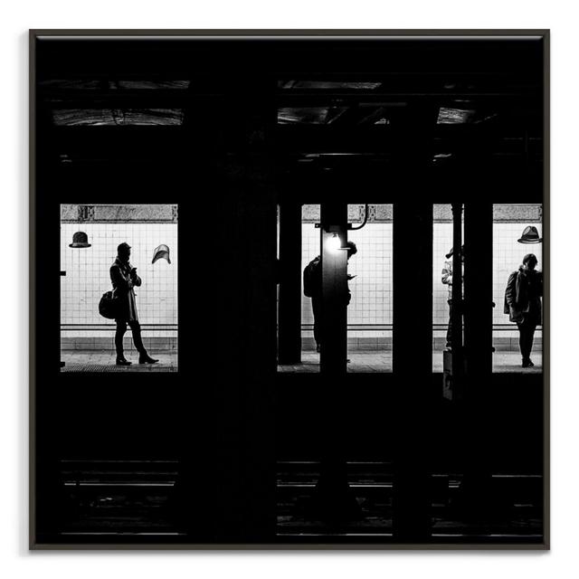 'Waiting' Photographic Print on Canvas Brayden Studio Size: 76cm H x 76cm W x 4cm D, Format: Black Floater Frame on Productcaster.