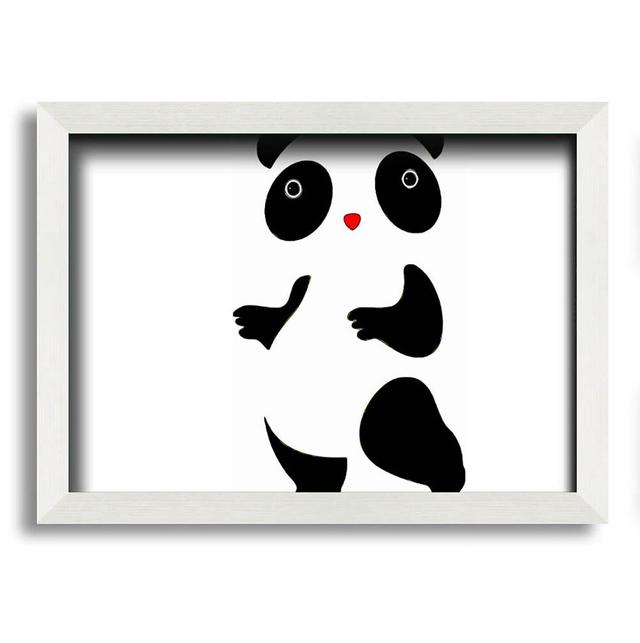 Brunkil Panda Dance - Single Picture Frame Art Prints Harriet Bee Size: 42cm H x 59.7cm W x 10cm D on Productcaster.