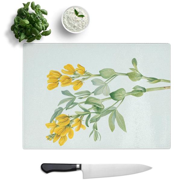 Goldenpea by Mary Vaux Walcott Chopping Board East Urban Home Size: 0.4cm H x 28.5cm W x 39cm L on Productcaster.