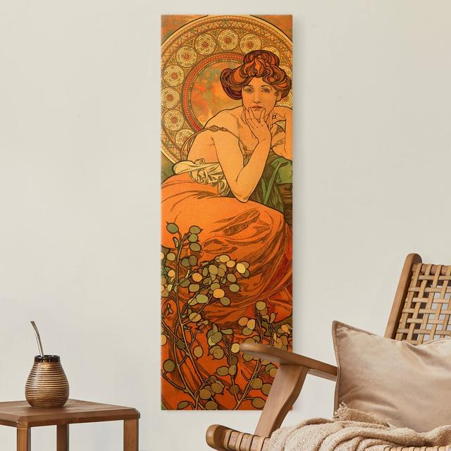 Leinwandbild Edelsteine - Topas von Alfons Mucha Rosalind Wheeler on Productcaster.