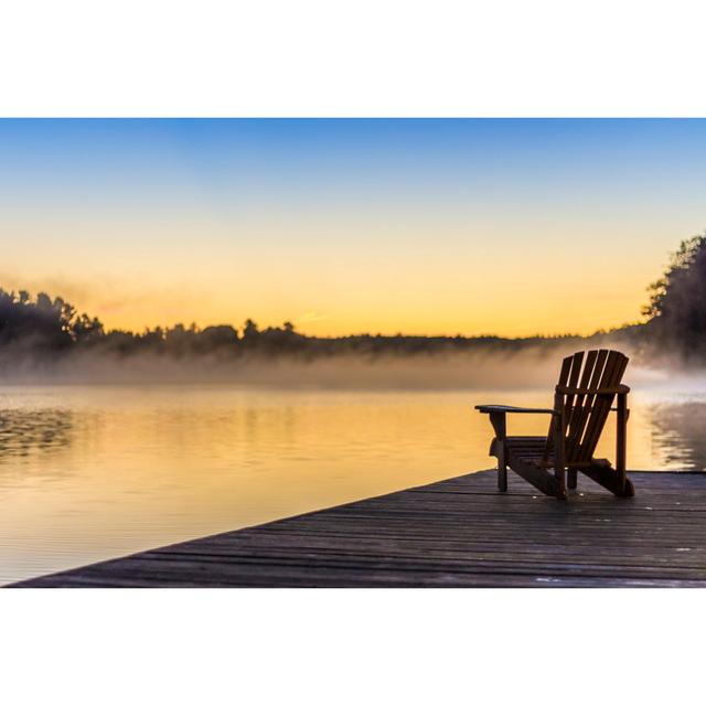 Muskoka Chair On Dock House of Hampton Size: 30cm H x 46cm W on Productcaster.