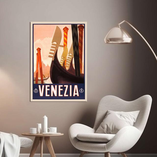 "Vintage City Poster: Venedig" Von Anonym Happy Larry Größe: 80 cm H x 60 cm B on Productcaster.