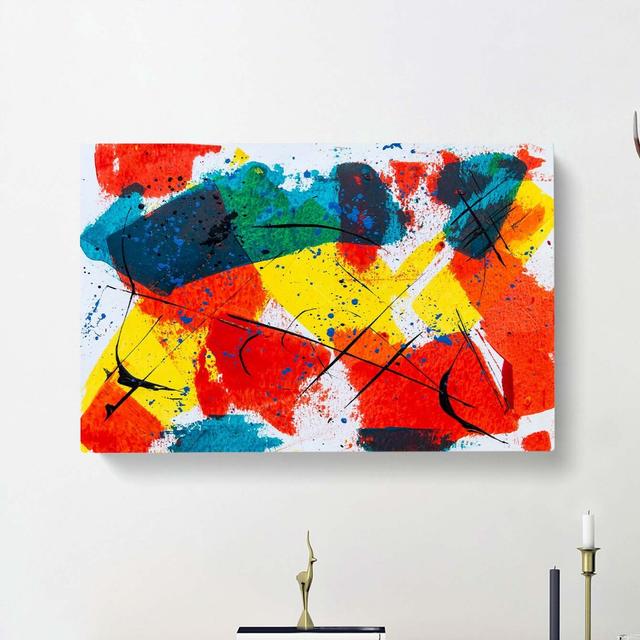 Abstract Art Painting Vol.29 by S.Johnson - Wrapped Canvas Painting Print East Urban Home Size: 60cm H x 91cm W x 3cm D on Productcaster.