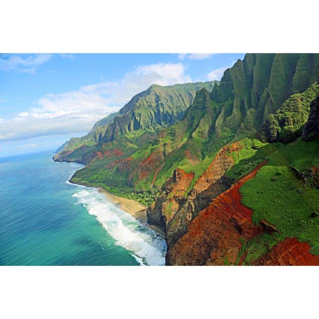 Na Pali Coast by M-Kojot - Wrapped Canvas Photograph Alpen Home Size: 30cm H x 46cm W x 3.8cm D on Productcaster.