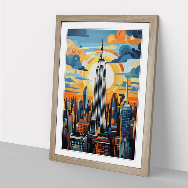 XYZ-FRM-V1223-2974 Single Picture Frame Art Prints on Wood 17 Stories Size: 46cm H x 34cm W x 2cm D, Frame Colour: Oak on Productcaster.