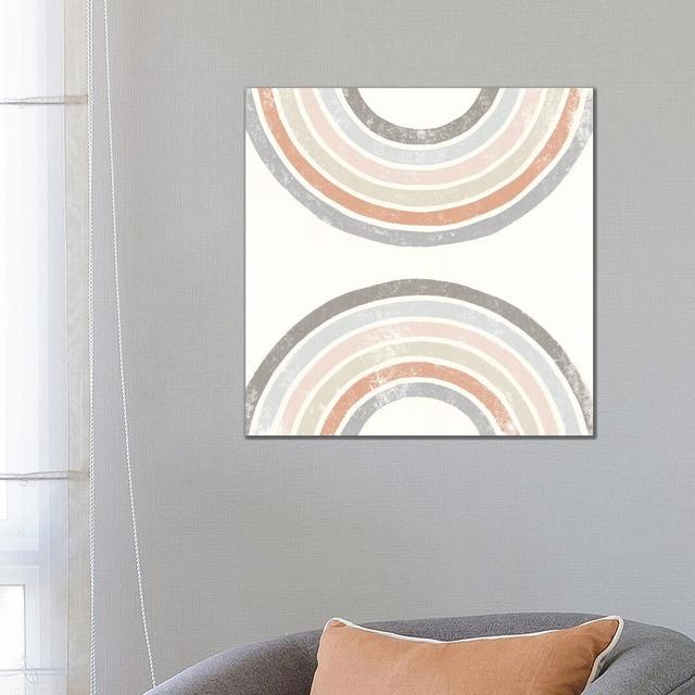 Over The Rainbow I by Moira Hershey - Wrapped Canvas Gallery-Wrapped Canvas Giclée Metro Lane Size: 66.04cm H x 66.04cm W x 1.91cm D on Productcaster.