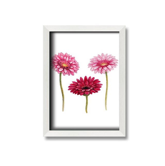 Ebamba Pink Aster - Single Picture Frame Art Prints ClassicLiving Size: 59.7cm H x 42cm W x 10cm D on Productcaster.