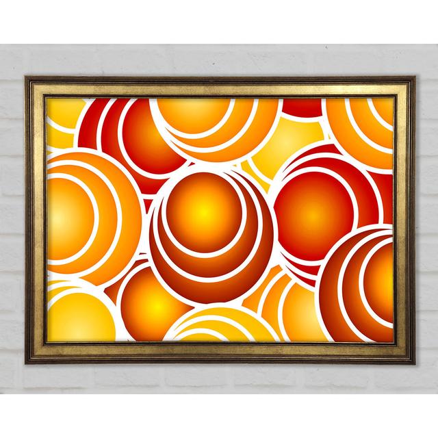 The Orange Orchard Framed Print Ivy Bronx Size: 42cm H x 59.7cm W x 1.5cm D on Productcaster.