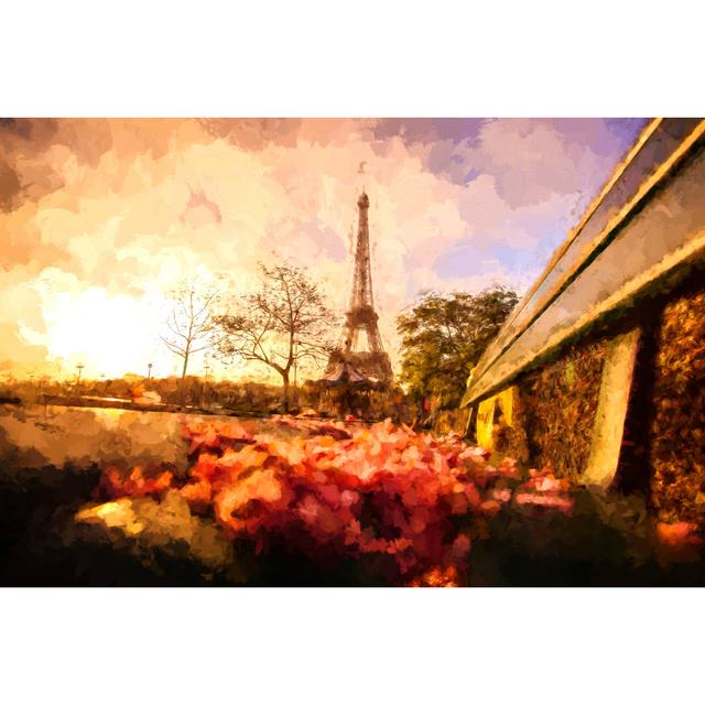 Eiffel Tower Paris, France by Eiffel Tower Paris, France - Wrapped Canvas Art Prints ClassicLiving Size: 30cm H x 46cm W x 3.8cm D on Productcaster.