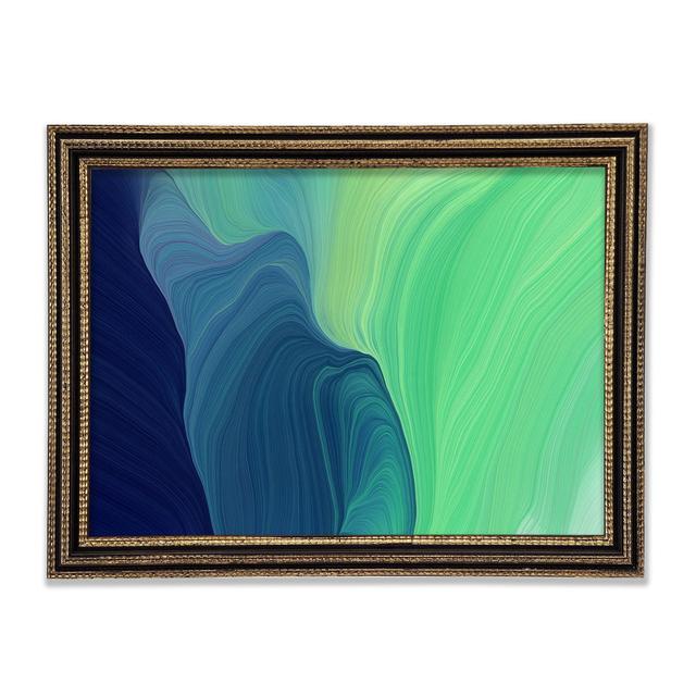 Green Formation Of Colour Framed Print Ebern Designs Size: 59.7cm H x 84.1cm W on Productcaster.