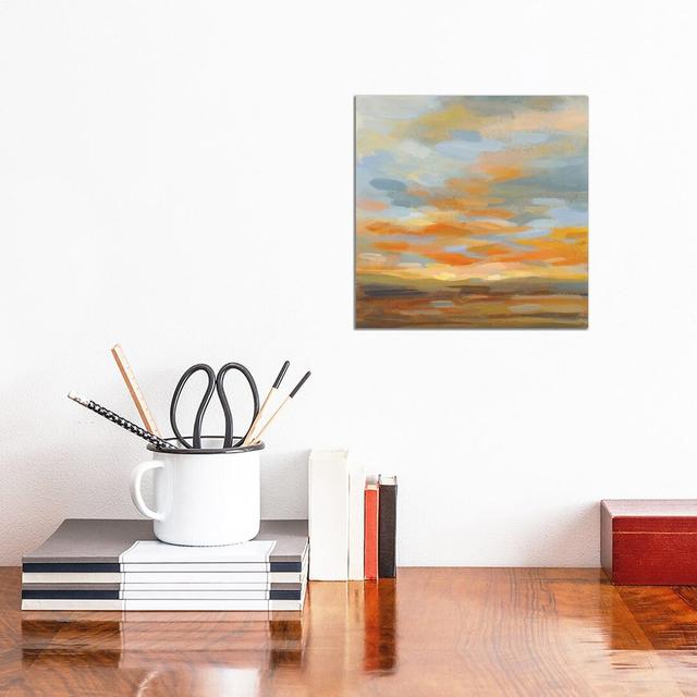 High Desert Sky II Blue by Silvia Vassileva - Wrapped Canvas Gallery-Wrapped Canvas Giclée iCanvas Size: 31cm H x 31cm W x 1.9cm D on Productcaster.