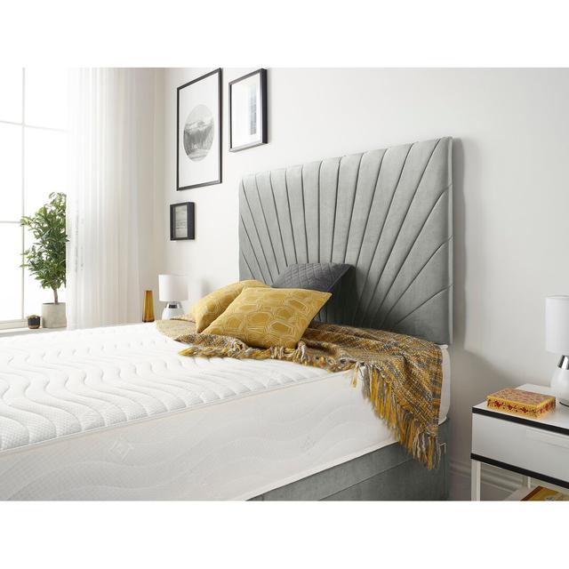 Schofield Platinum Twed Divan Bed Fairmont Park Size: Double (4'6), Colour: Grey, Storage Type: 1 Drawer on Productcaster.