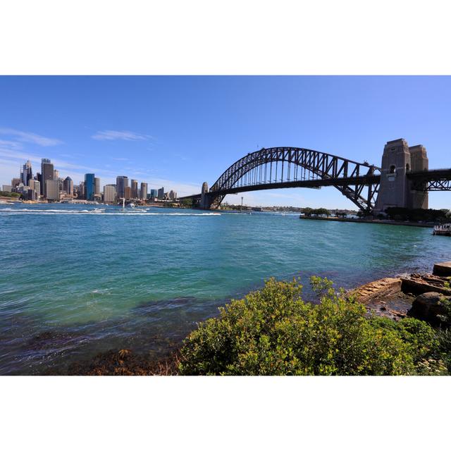 Sydney Harbour Bridge by Lovleah - Wrapped Canvas Print Latitude Run Size: 61cm H x 91cm W on Productcaster.