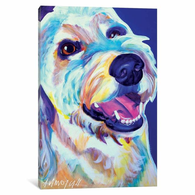 'Penny The Goldendoodle' Graphic Art on Wrapped Canvas East Urban Home Size: 66.04cm H x 45.72cm W x 1.91cm D on Productcaster.