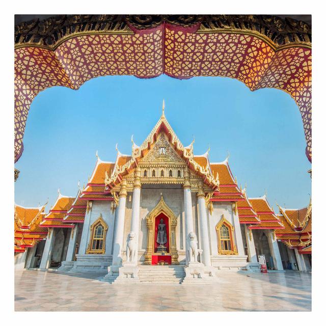 Leinwandbild Tempel in Bangkok BohoLiving Format: 260 g/m² Canvas, Größe: 70 cm H x 70 cm B on Productcaster.