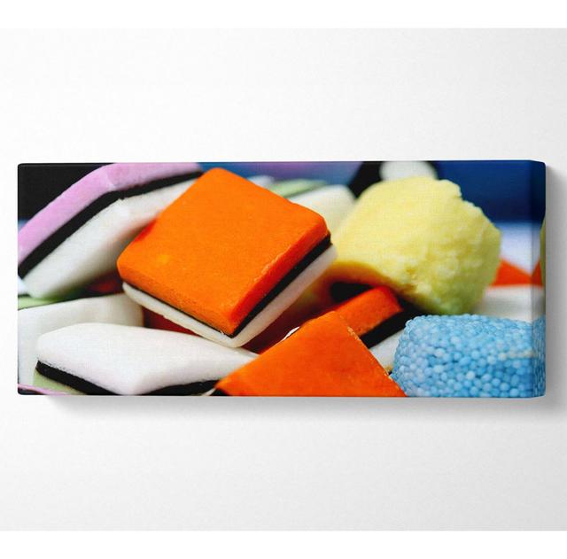 Liquorice Allsorts - Wrapped Canvas Art Prints Ivy Bronx Size: 71cm H x 162.5cm W on Productcaster.