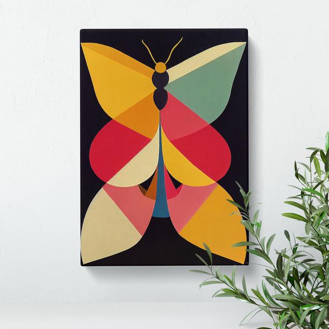 Butterfly Abstract Brambly Cottage Size: 60cm H x 40cm W x 3cm D on Productcaster.