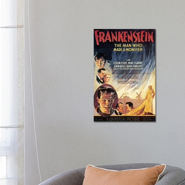 Film: Frankenstein, 1931 Maturi Size: 66.04cm H x 45.72cm W x 1.91cm D on Productcaster.