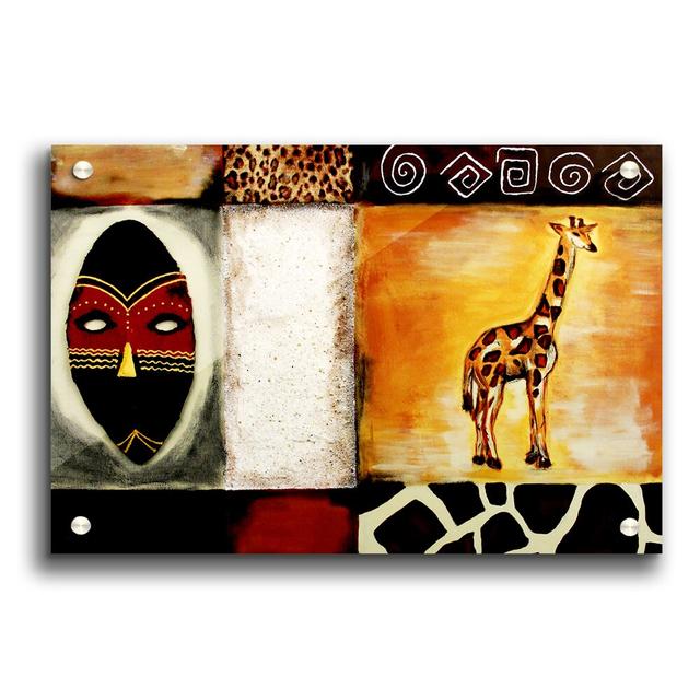 African Tribal Art - Unframed Graphic Art Print on Acrylic East Urban Home Size: 42cm H x 59.4cm W on Productcaster.