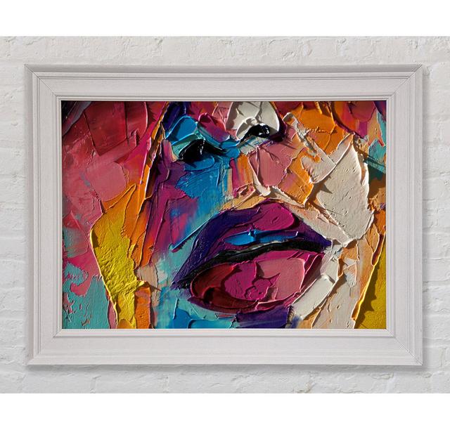 Textures Of Paint And Colour Framed Print Ivy Bronx Size: 21cm H x 42cm W x 8cm D on Productcaster.