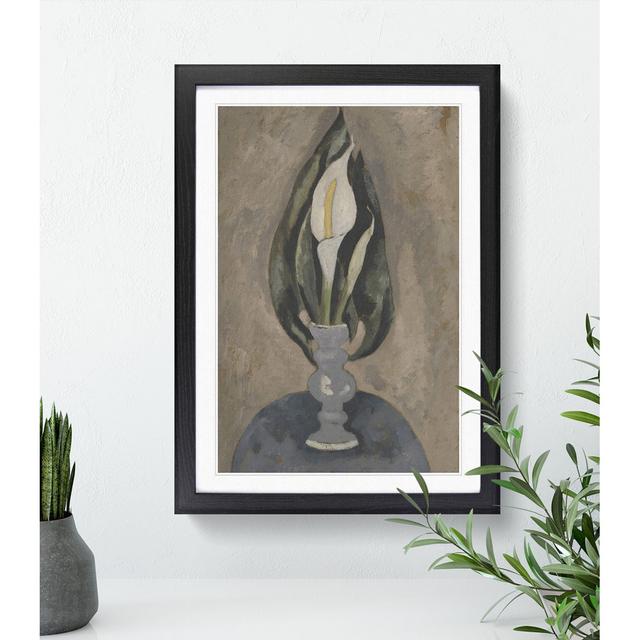 Still Life White Lily No.16 by Marsden Hartley - Picture Frame Painting East Urban Home Frame Option: Black, Size: 36cm H x 27cm W x 2cm D on Productcaster.