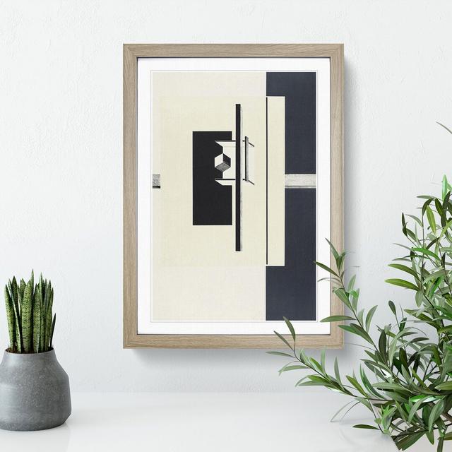 Avant Garde by El Lissitzky - Picture Frame Painting East Urban Home Size: 36cm H x 27cm W x 2cm D, Frame Option: Oak Framed on Productcaster.