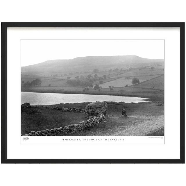 'Semerwater, the Foot of the Lake 1911' by Francis Frith - Picture Frame Photograph Print on Paper The Francis Frith Collection Size: 28cm H x 36cm W on Productcaster.